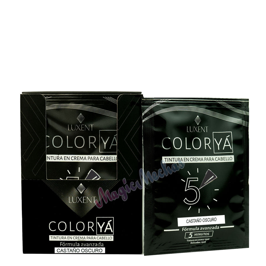 Luxent Color Ya Tintura En Crema Castaño Oscuro 15ml Luxent