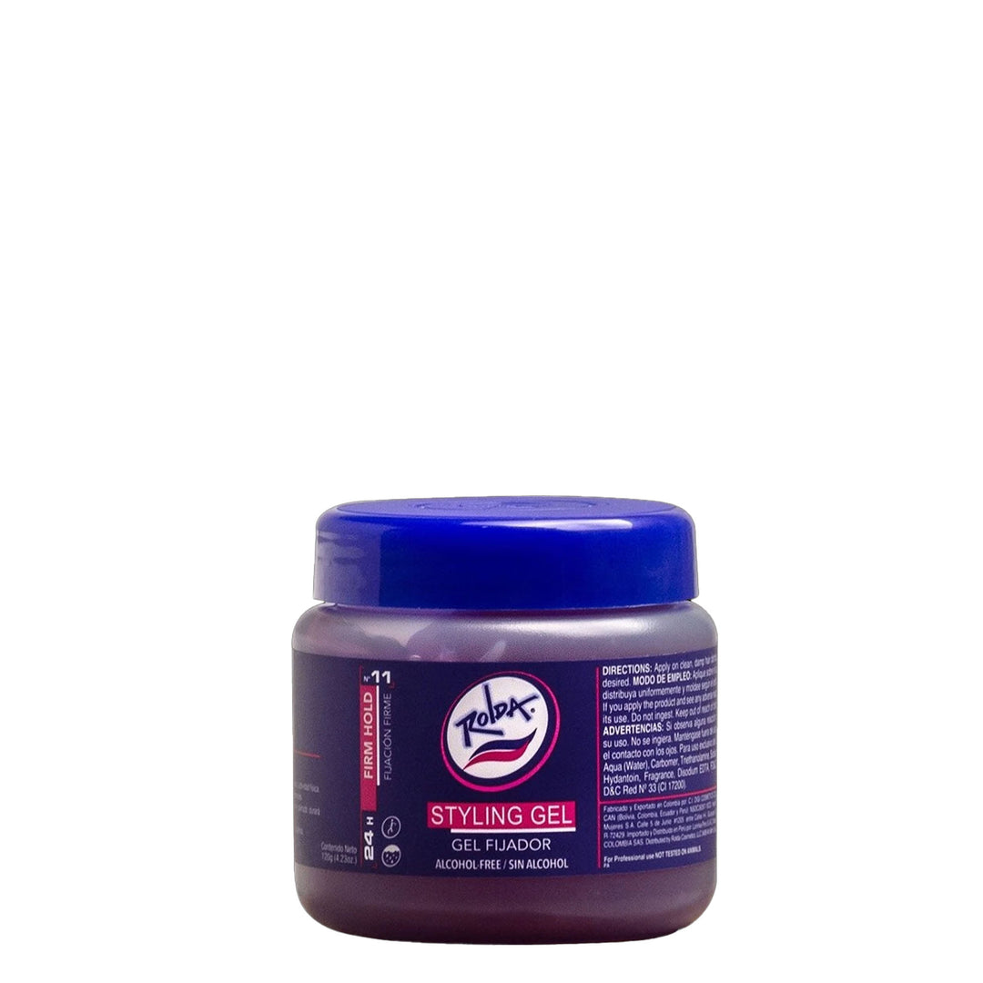 Rolda Gel Fijador Sin Alcohol Morado Oscuro 250gr Rolda