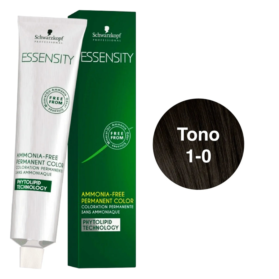 Tinte Essensity 1-0 Negro Natural 60ml Schwarzkopf Professional
