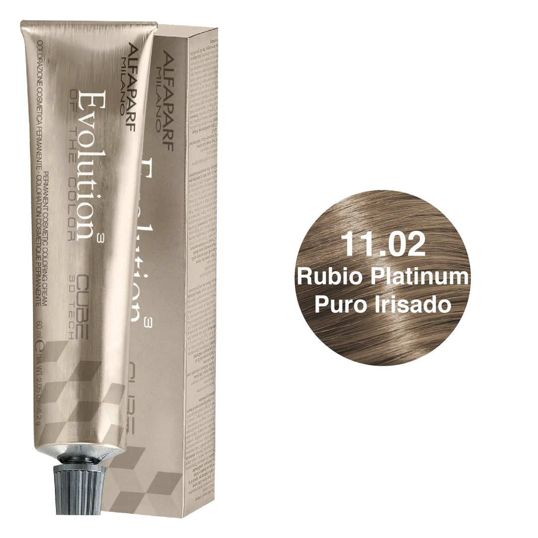 Alfaparf Evolution Tinte Tono 11.02 Rubio Platinum Puro Irisado Alfaparf