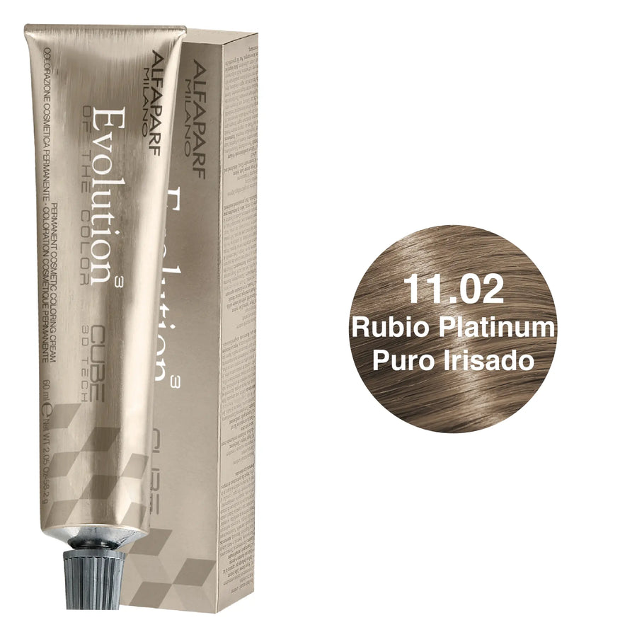 Alfaparf Evolution Tinte Tono 11.02 Rubio Platinum Puro Irisado Alfaparf