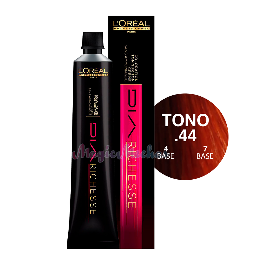 Loreal Dia Richesse Tinte Tono .44 Cobre Intenso 60ml. Loreal Profesional