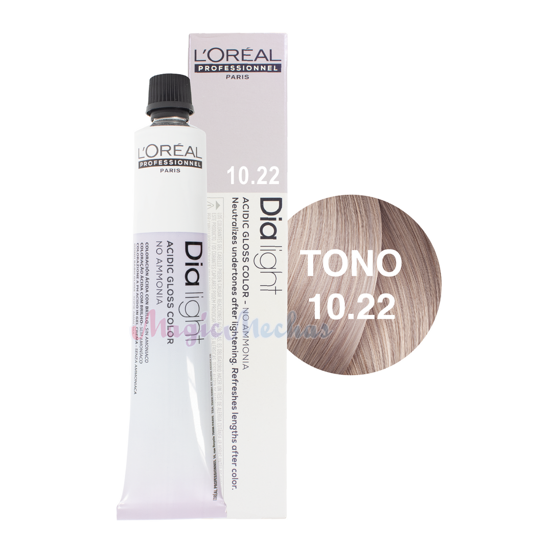 Loreal Dia Light Tinte Tono 10.22 Milkshake Irisado Intenso 50ml. Loreal Profesional