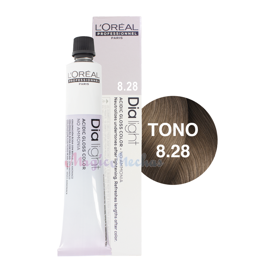 Loreal Dia Light Tinte Tono 8.28 Rubio Muy Claro Ligeramente Irisado 50ml. Loreal Profesional