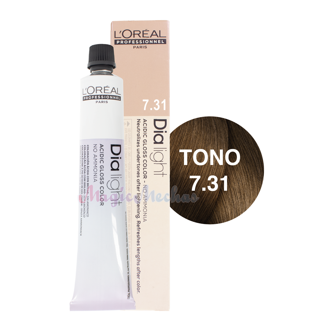 Loreal Dia Light Tinte Tono 7.31 Miel Vainilla 50ml. Loreal Profesional