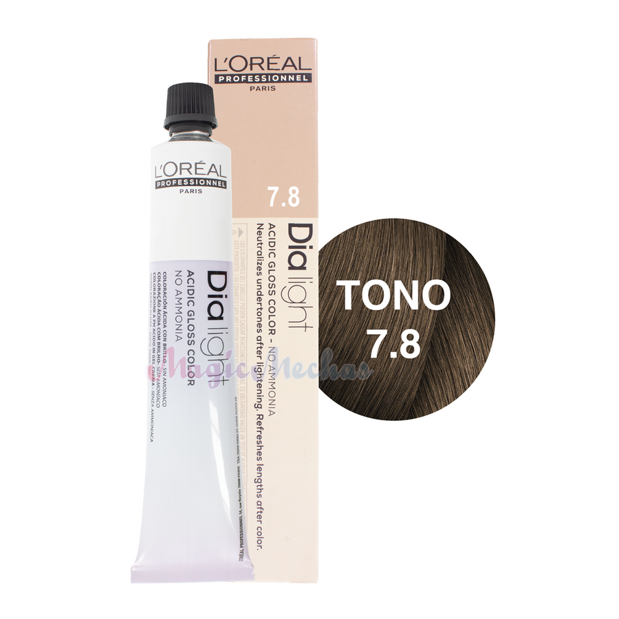 Loreal Dia Light Tinte Tono 7.8 Rubio Moca 50ml. Loreal Profesional