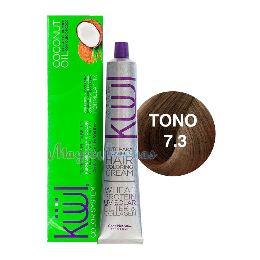 Tinte Kuul 7.3 Rubio Dorado 90ml. Kuul