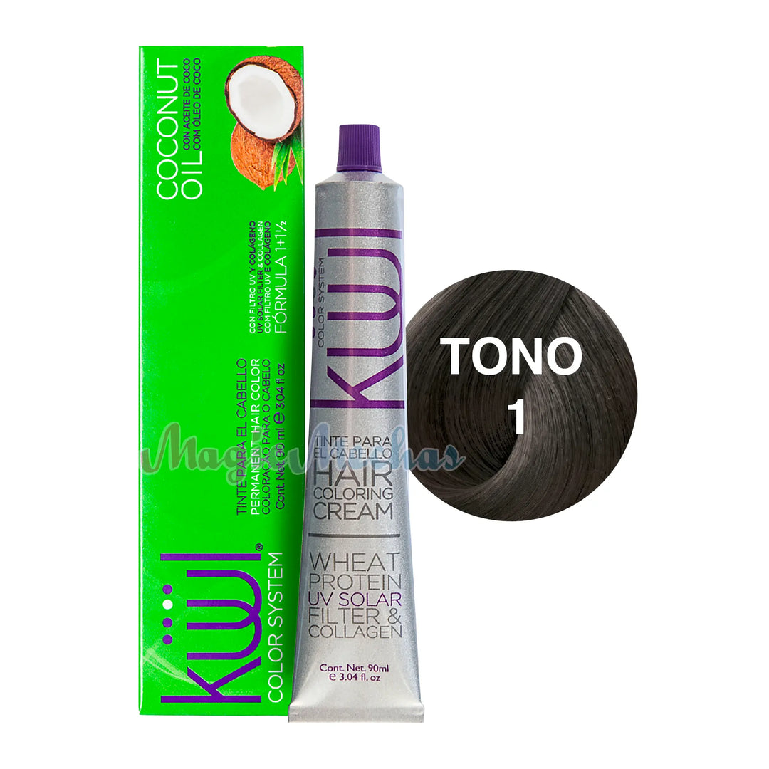 Tinte Kuul 1 Negro 90ml. Kuul