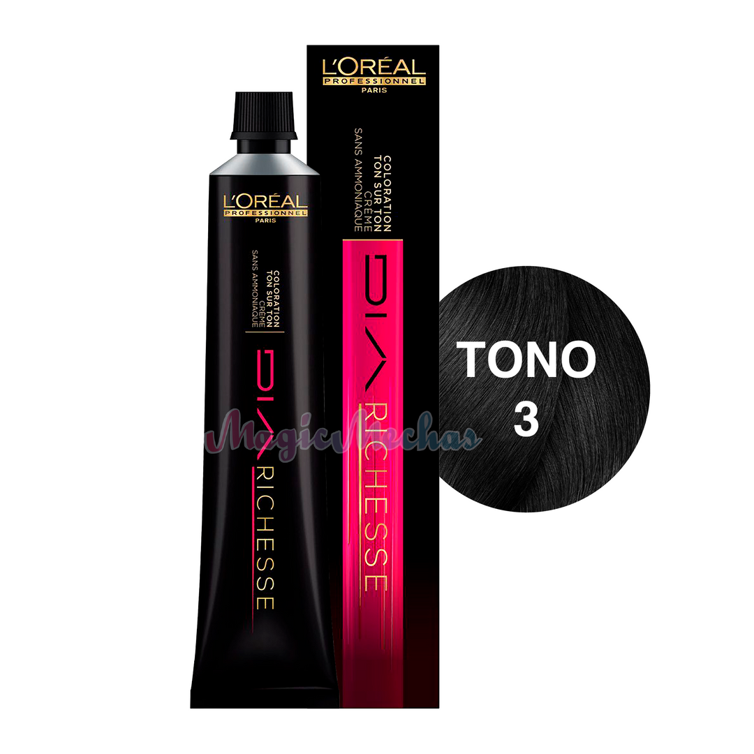 Loreal Dia Richesse Tinte Tono 3 Castaño Oscuro 60ml. Loreal Profesional