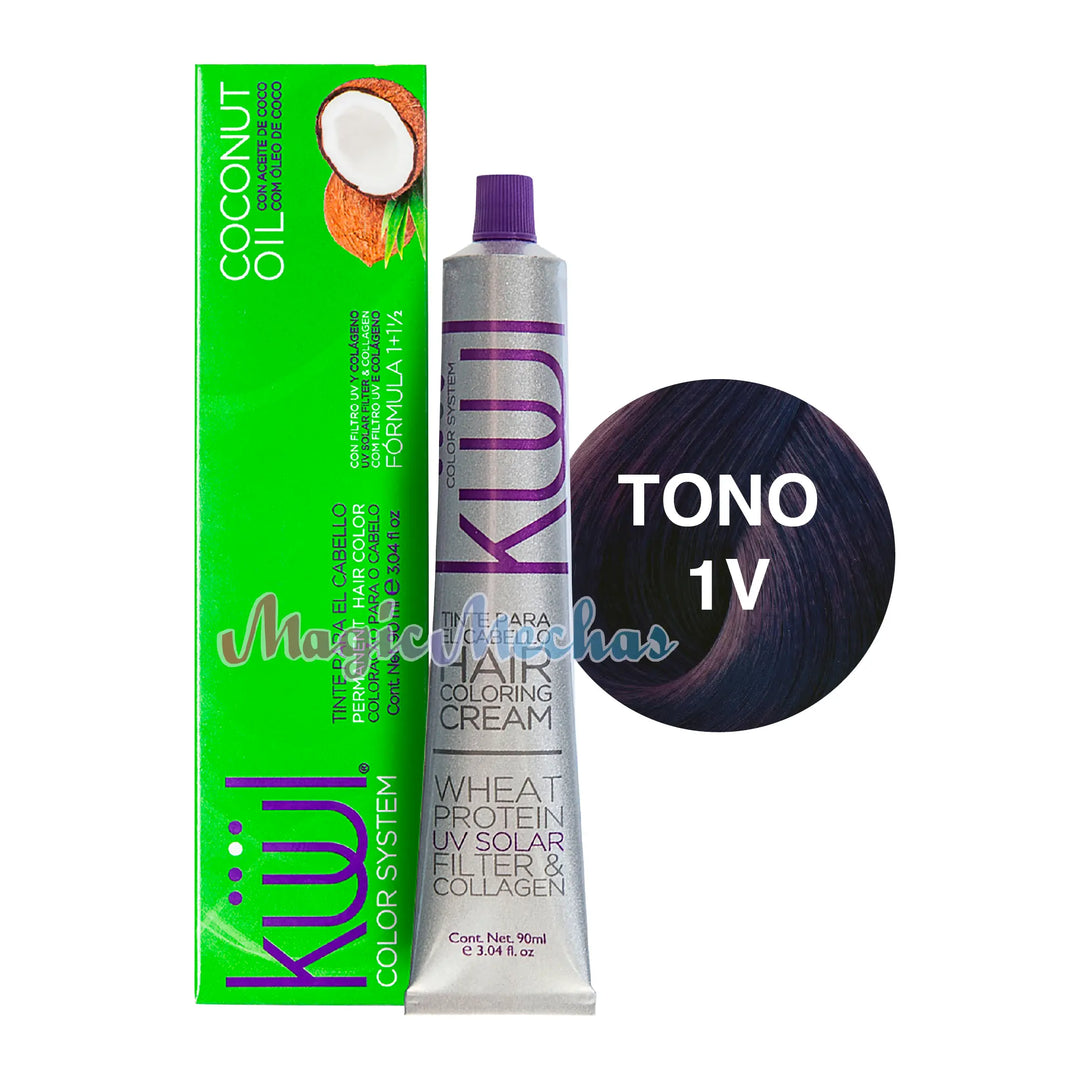 Tinte Kuul 1V Negro Violeta 90ml. Kuul