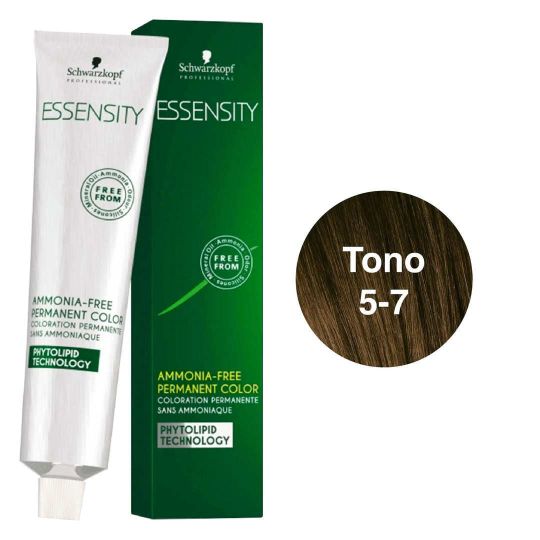 Tinte Essensity Cobre 5-7 Castaño Claro Cobrizo 60ml Schwarzkopf Professional