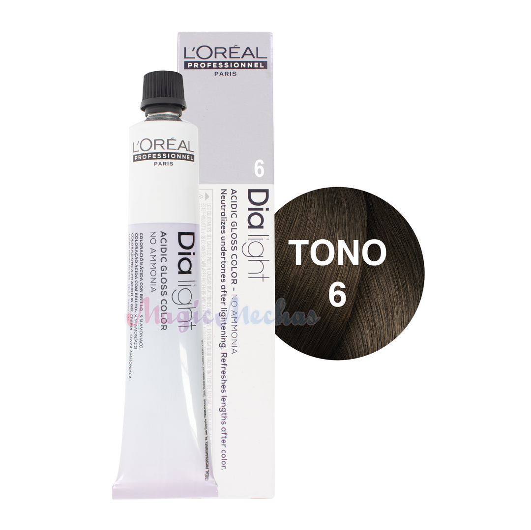Loreal Dia Light Tinte Tono 6 Rubio Oscuro 50ml. Loreal Profesional