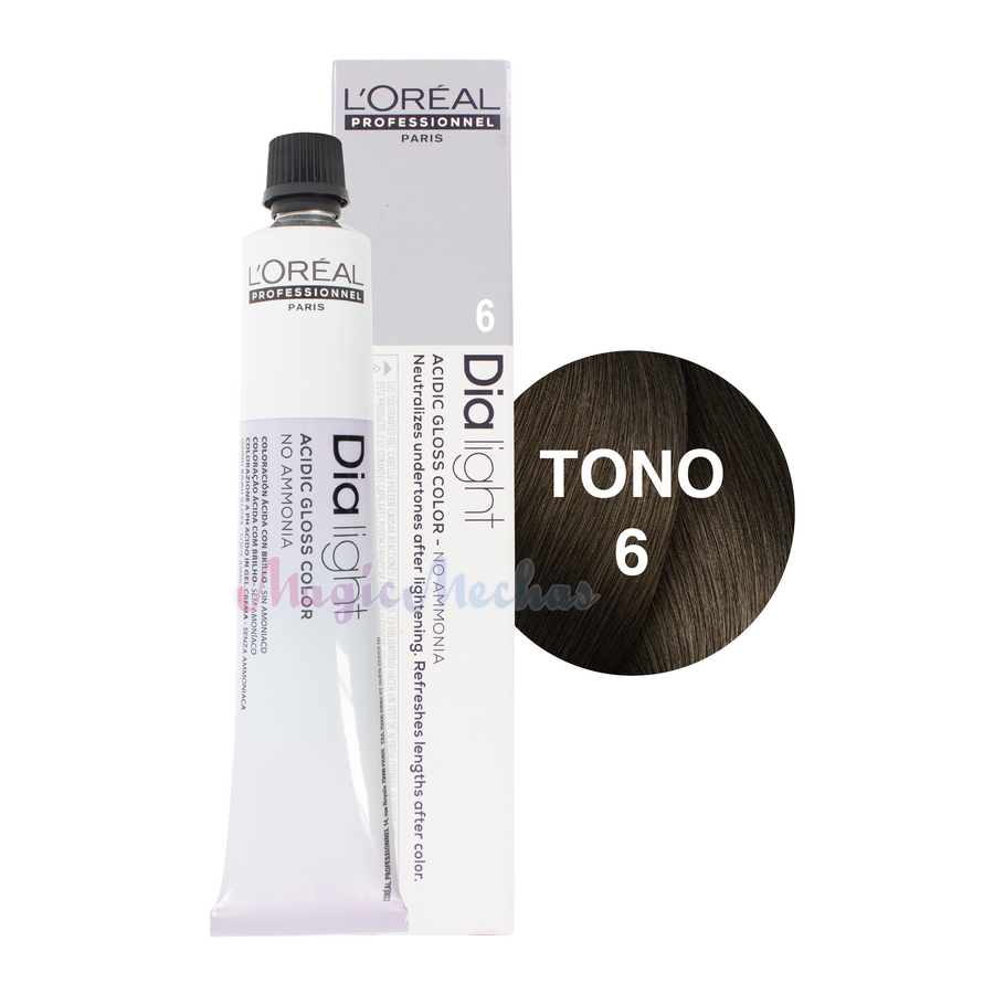Loreal Dia Light Tinte Tono 6 Rubio Oscuro 50ml. Loreal Profesional