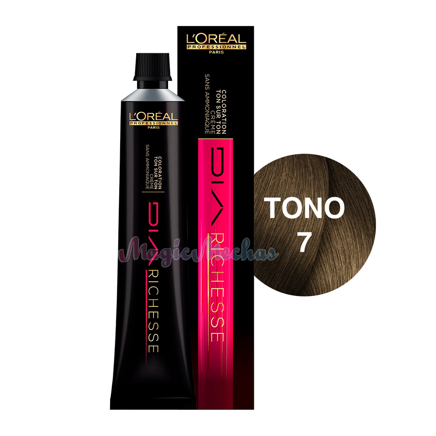 Loreal Dia Richesse Tinte Tono 7 Rubio 60ml. Loreal Profesional
