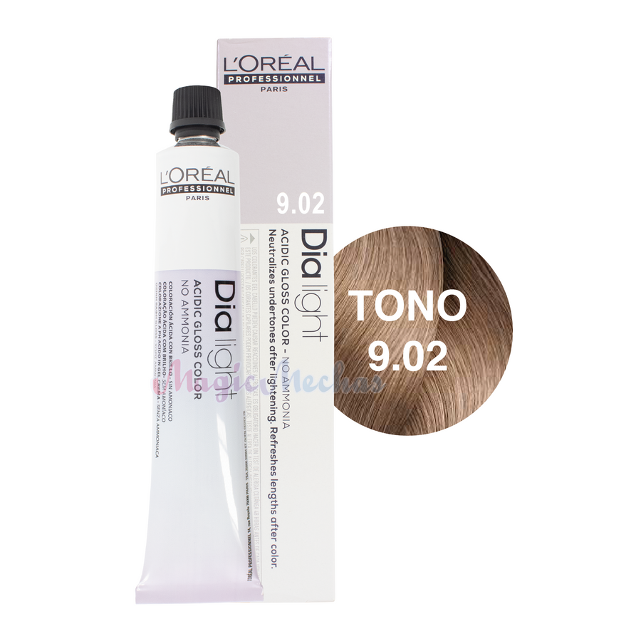 Loreal Dia Light Tinte Tono 9.02 Milkshake Nacarado 50ml. Loreal Profesional
