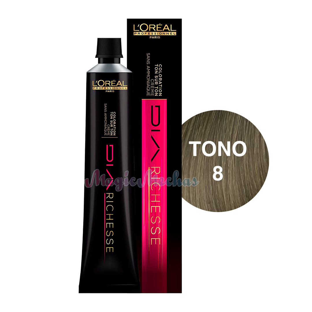 Loreal Dia Richesse Tinte Tono 8 Rubio Claro 60ml. Loreal Profesional