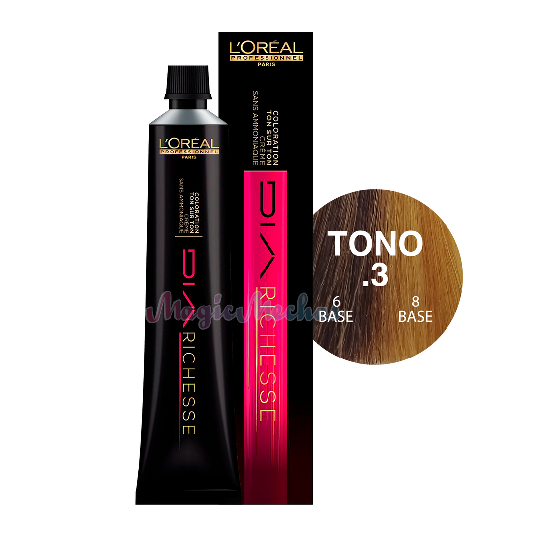 Loreal Dia Richesse Tinte Tono .3 Dorado Almendra 60ml. Loreal Profesional