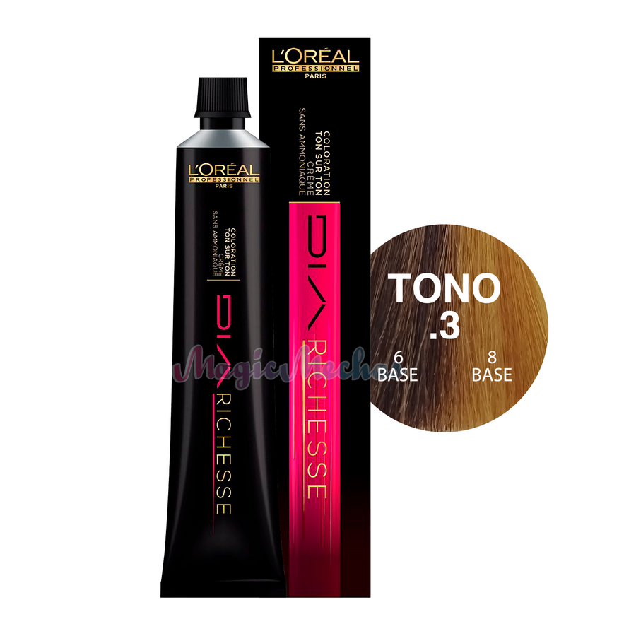 Loreal Dia Richesse Tinte Tono .3 Dorado Almendra 60ml. Loreal Profesional