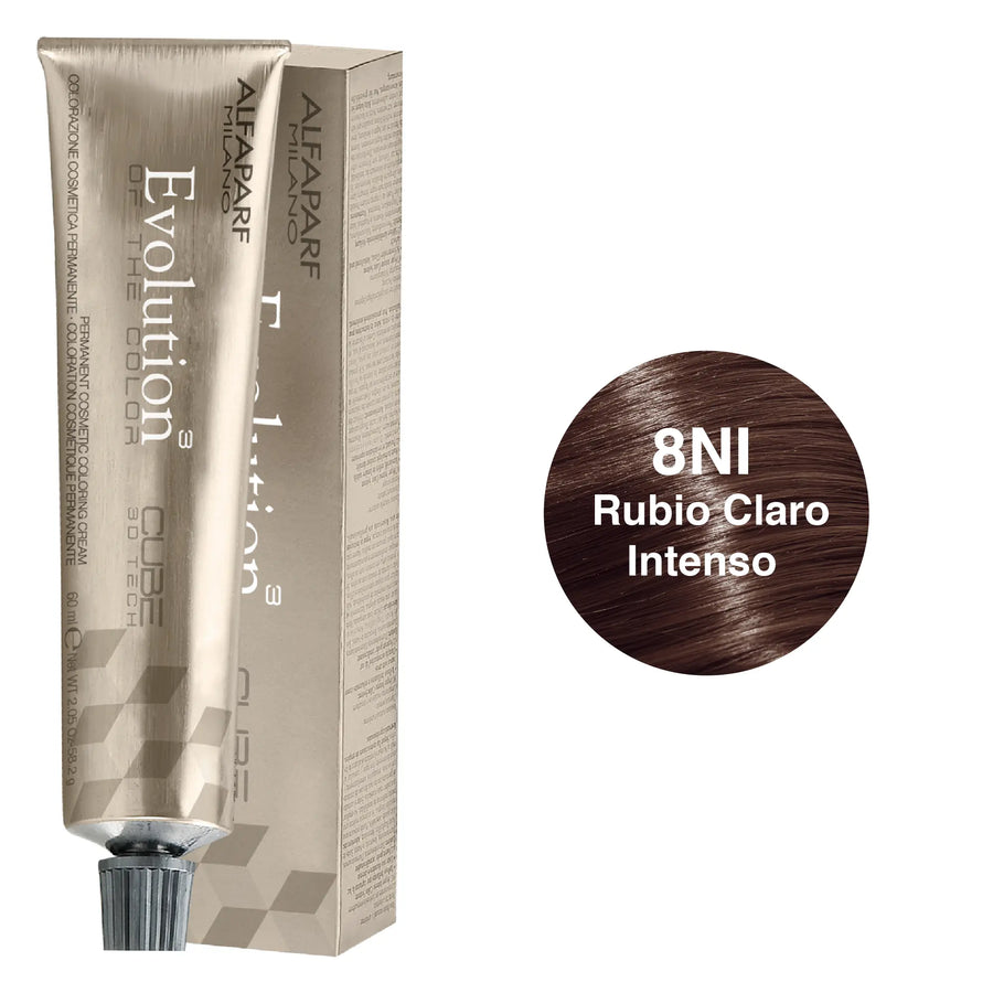 Alfaparf Evolution Tinte Tono 8NI Rubio Claro Intenso Alfaparf