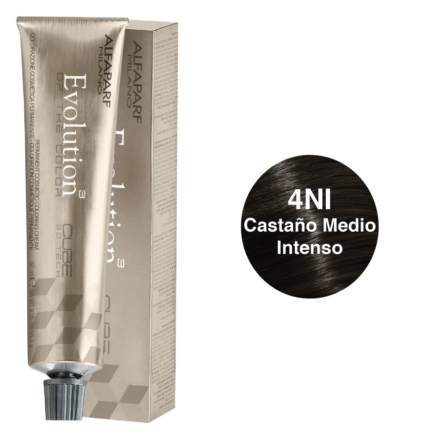 Alfaparf Evolution Tinte Tono 4NI Castaño Medio Intenso Alfaparf