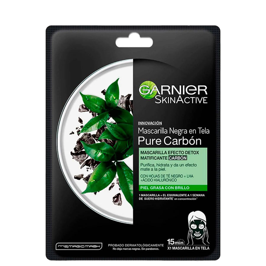 Garnier Pure Carbon Mascarilla en Tela Efecto Detox - Magic Mechas