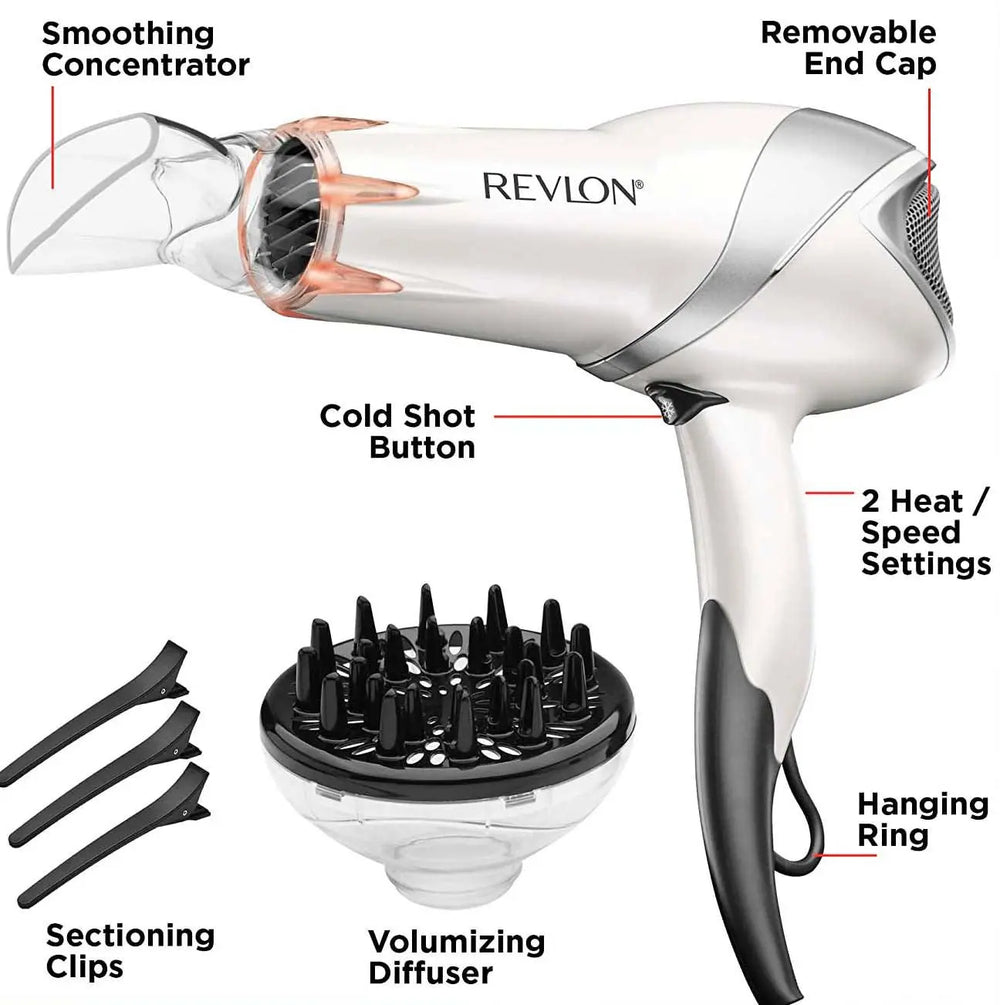 Revlon Elevated Shine Hair Dryer Secador de Pelo Infrarrojo - Magic Mechas