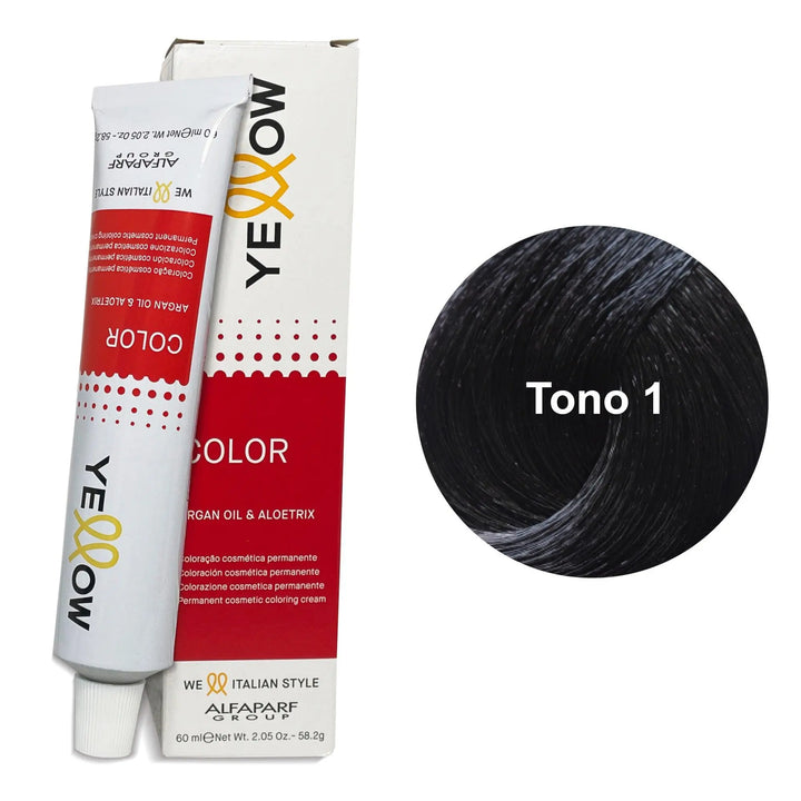 Yellow Tono 1 Negro 60mL - Magic Mechas