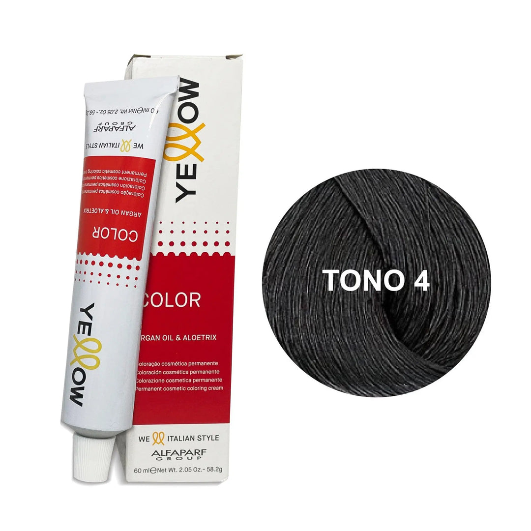 Yellow Tono 4 Castaño Medio 60mL - Magic Mechas