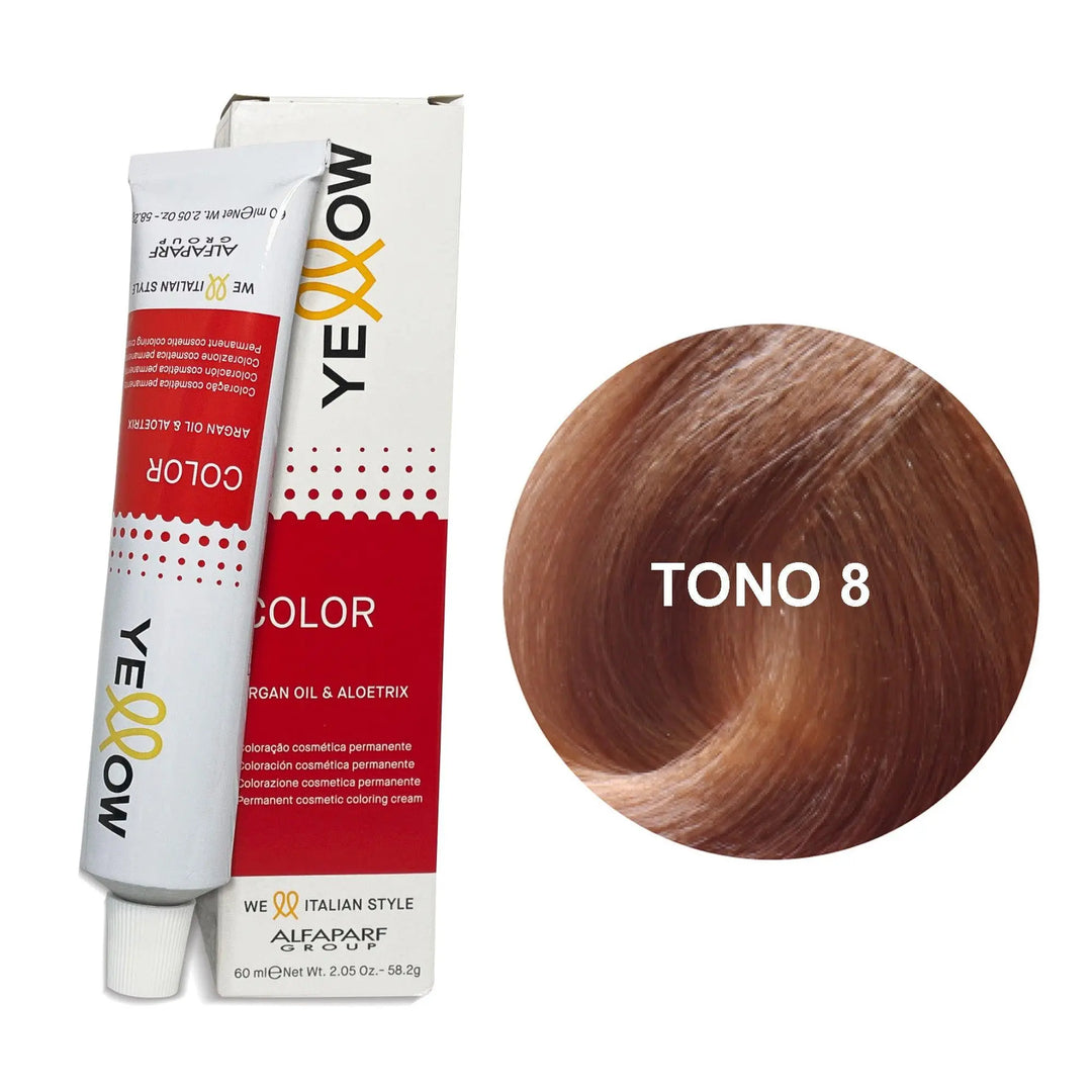 Yellow Tono 8 Rubio Claro 60mL - Magic Mechas