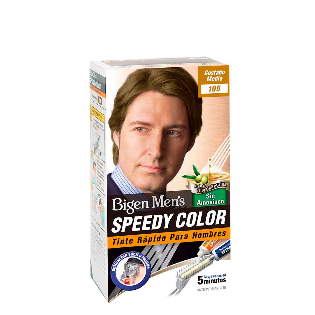 Tinte Bigen Mens Speedy Color 105 Castaño Medio Bigen