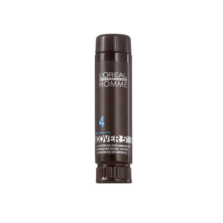 Loreal Homme Cover 5' Coloracion en Gel Tono 4 Castaño 50ml - Magic Mechas
