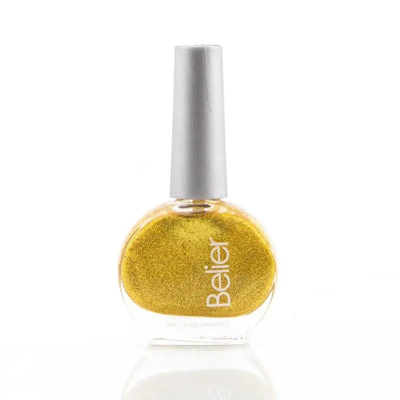 Belier Esmalte  Color Escarchado Dorado de 13ml. - Magic Mechas