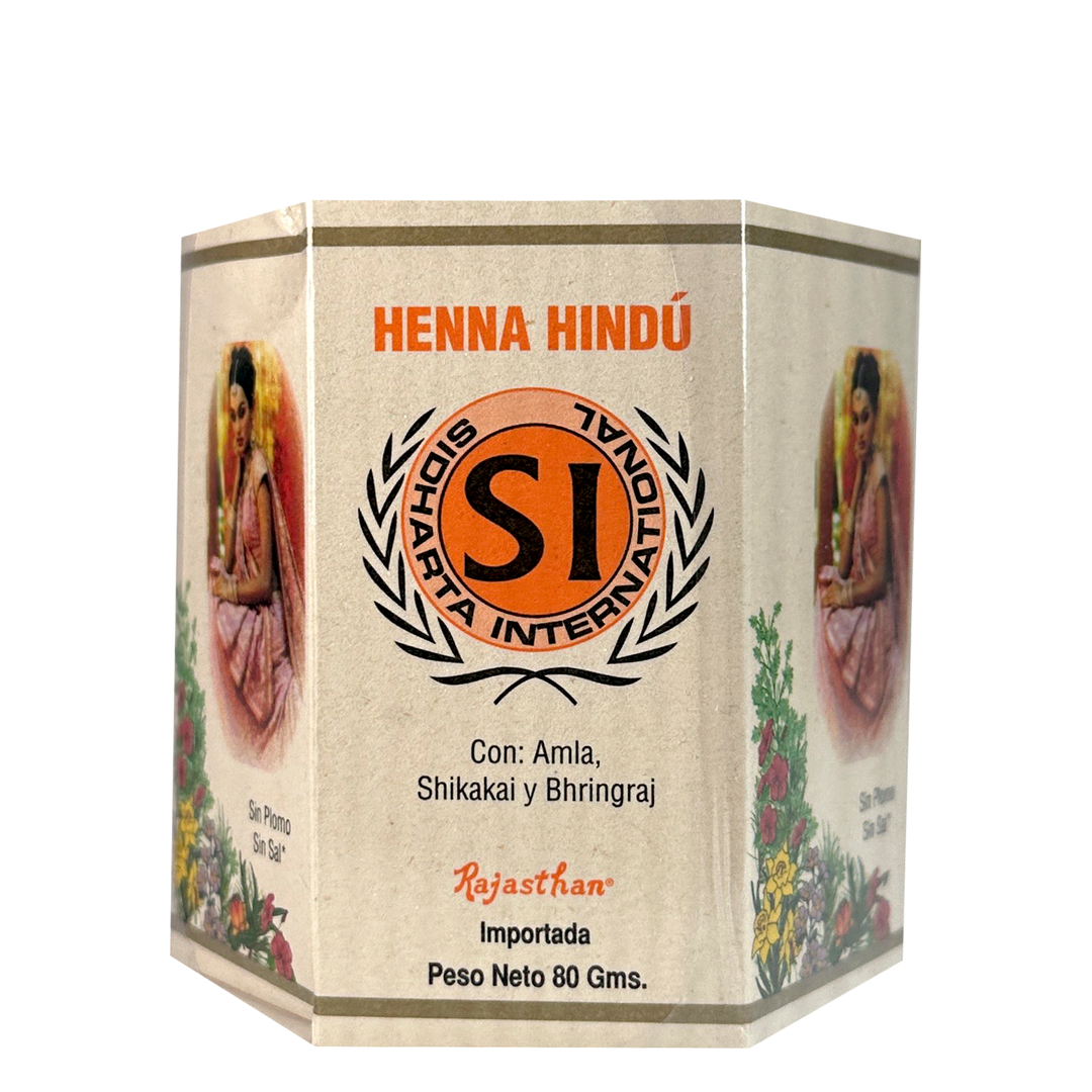 Henna Hindú Tono Cobrizo 80g Sidharta international