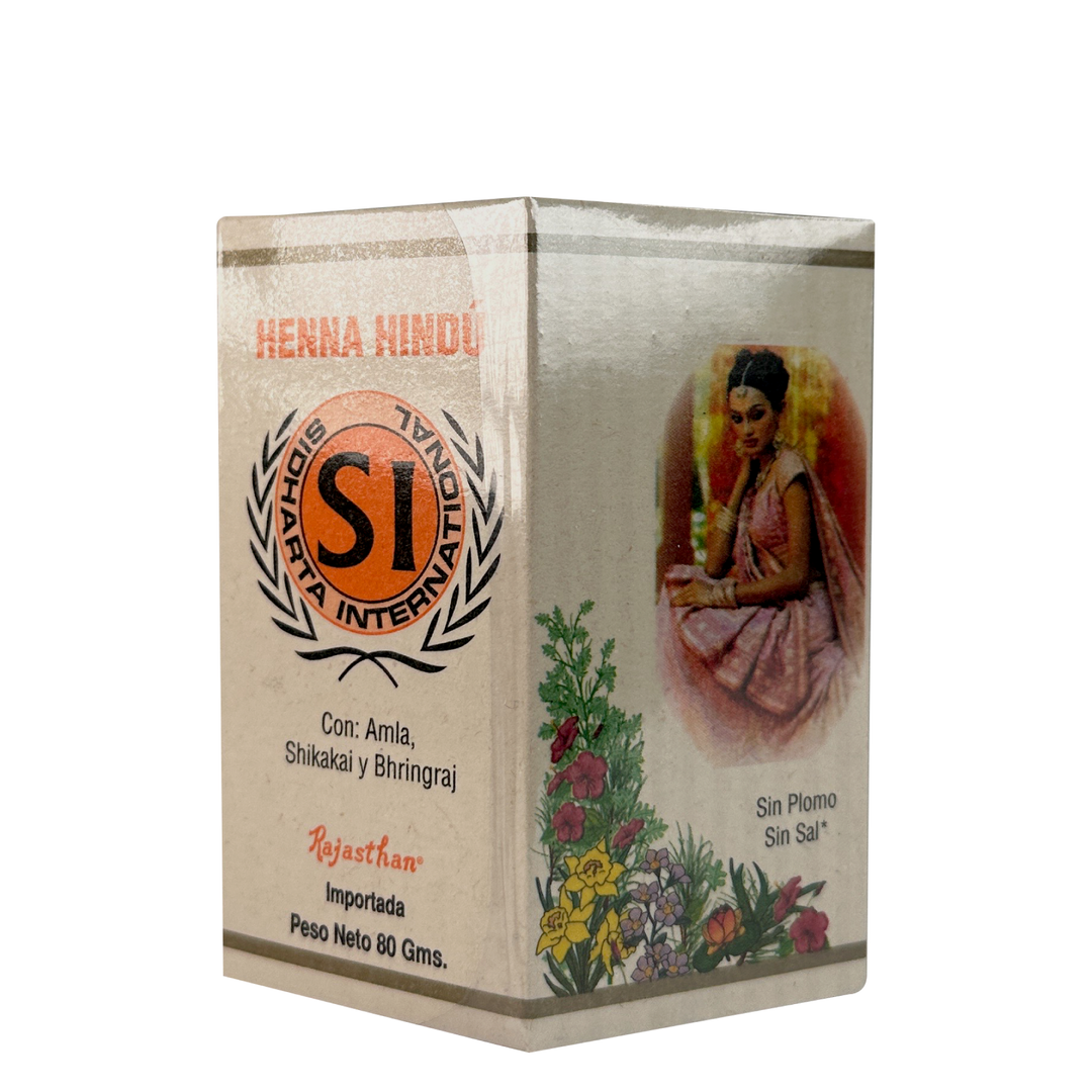 Henna Hindú Tono Cobrizo 80g Sidharta international