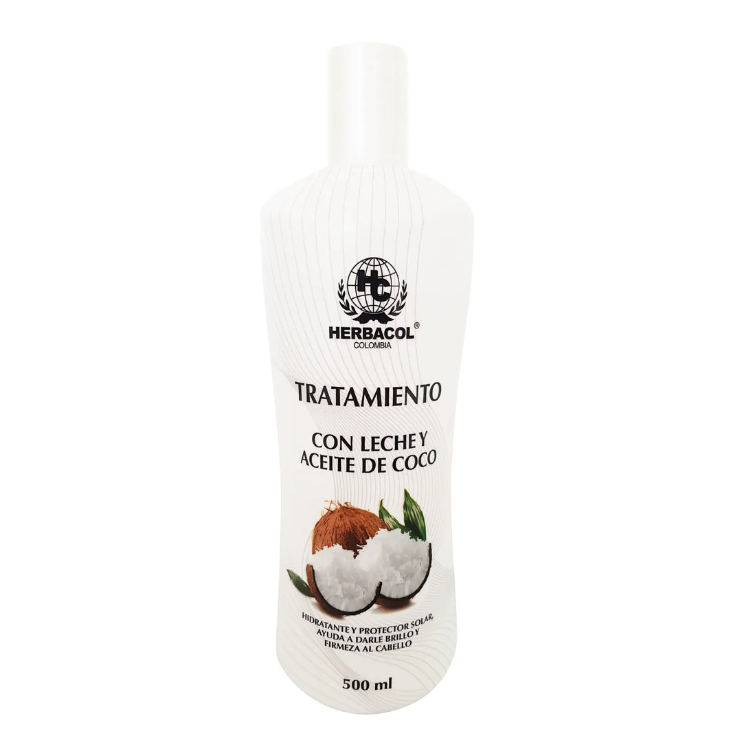 Herbacol Tratamiento Con Leche Y Aceite De Coco 500mL Herbacol