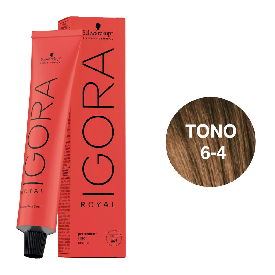 Igora Royal Tono 6-4 Rubio Oscuro Beige 60mL - Magic Mechas