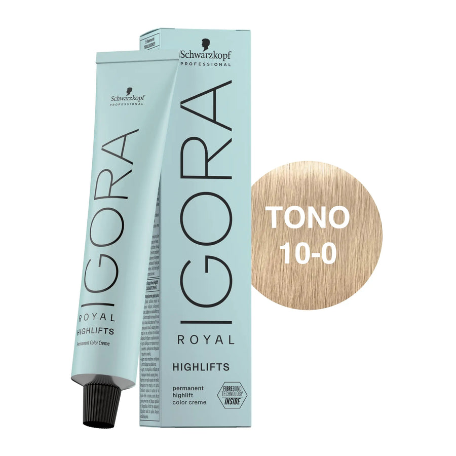Igora Royal Highlifts Tono 10-0 Rubio Platino Natural 60ml Schwarzkopf Professional