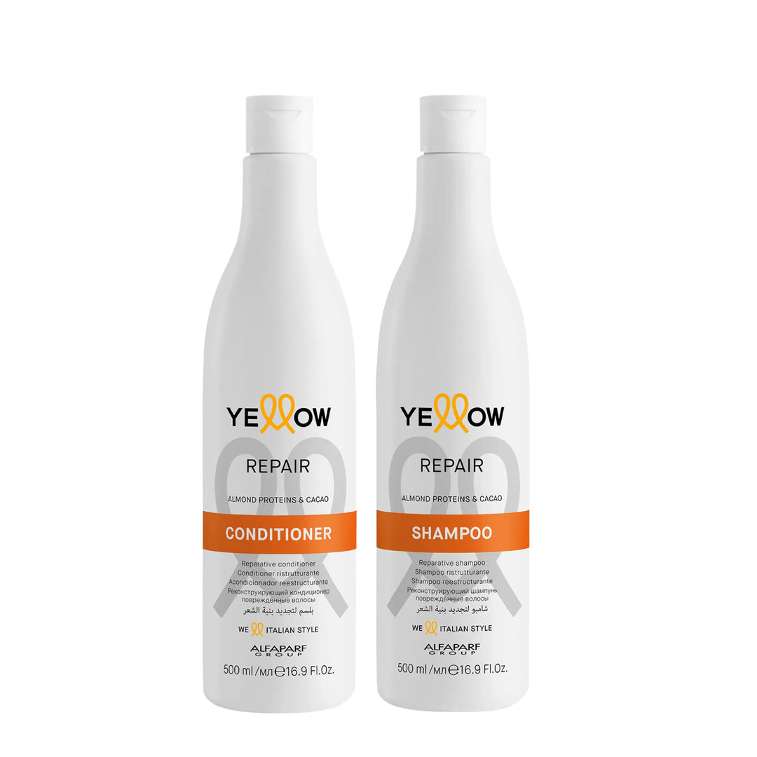 Kit Yellow Repair Shampoo + Acondicionador - Magic Mechas