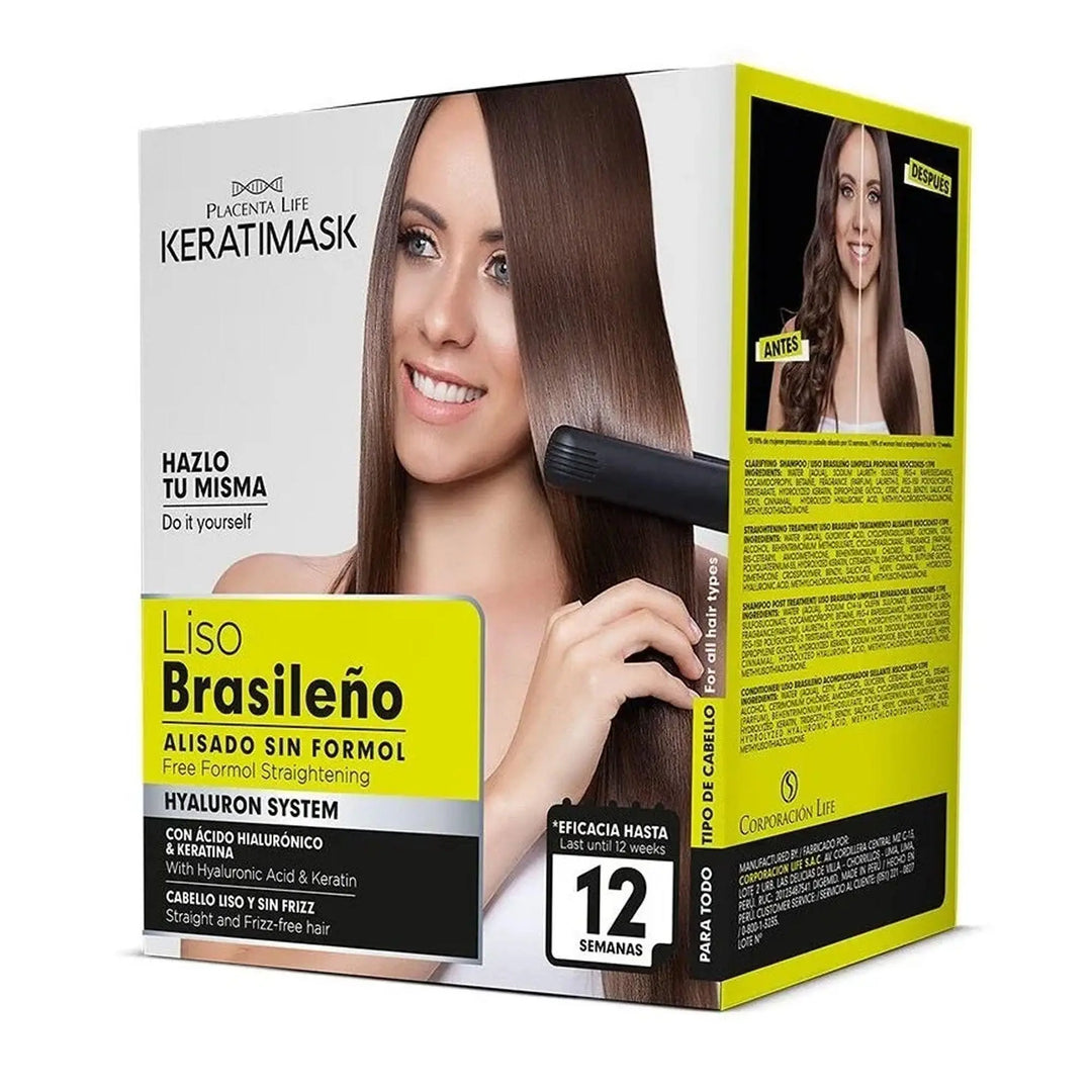 Keratimask Liso Brasileño Alisado Sin Formol - Magic Mechas