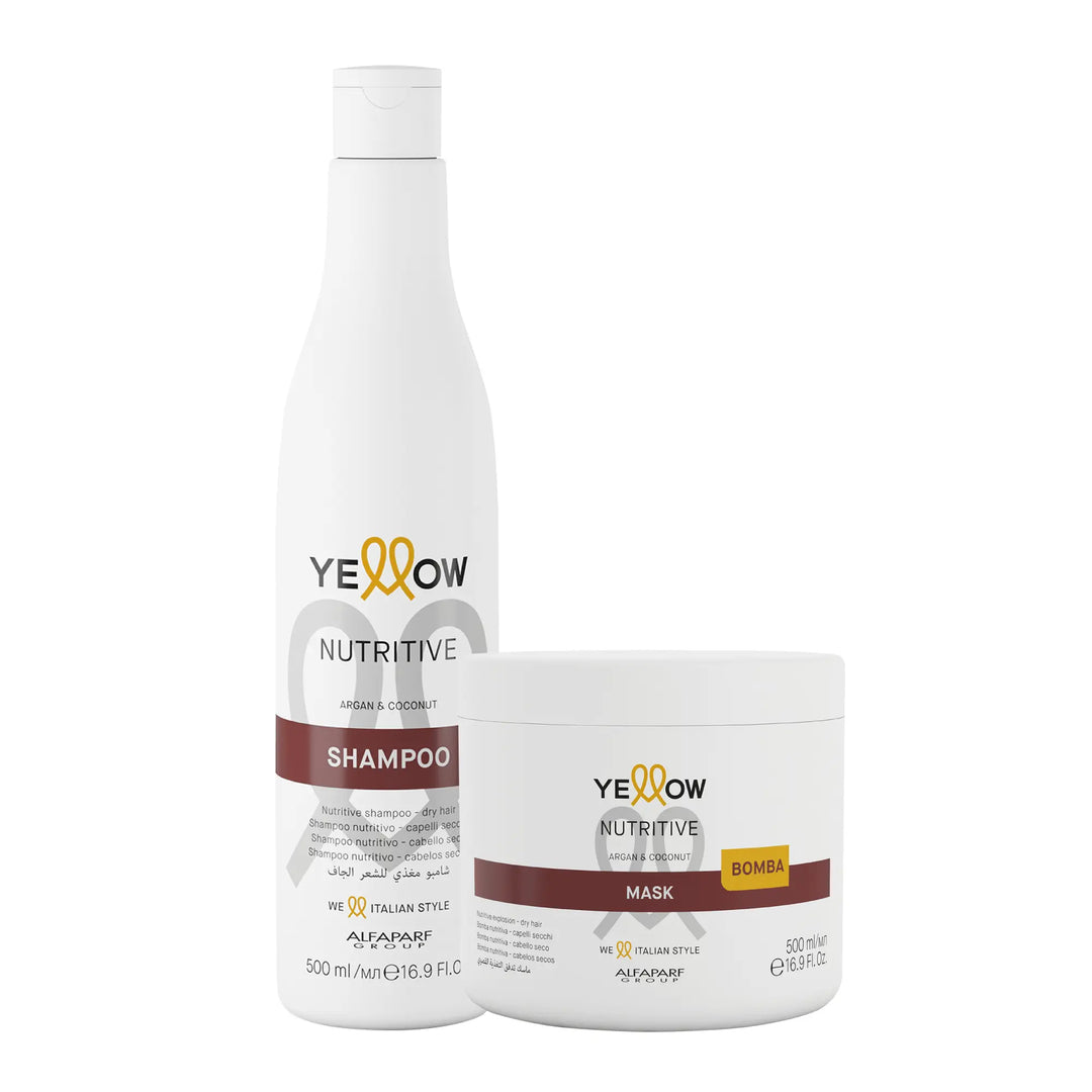 Kit Yellow Nutritive Shampoo + Mascarilla - Magic Mechas