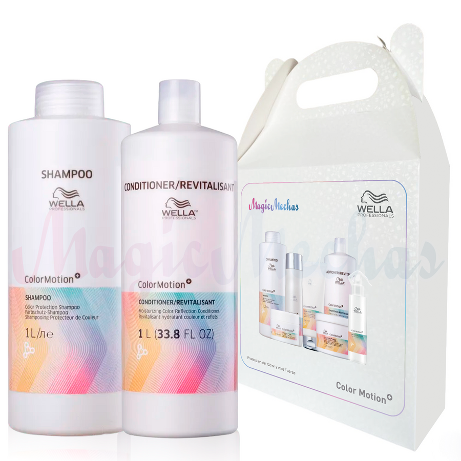 Kit4 Wella Color Motion Shampoo + Acondicionador Wella