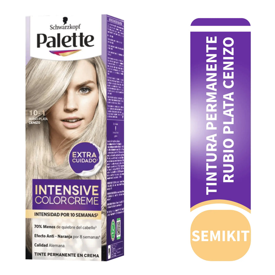 Palette Color Creme Permanente 10-1 Rubio Plata Cenizo - Magic Mechas