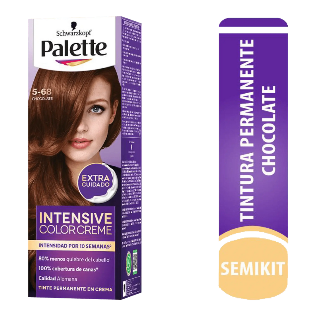 Palette Intensive Color Creme Permanente 5-68 Chocolate - Magic Mechas