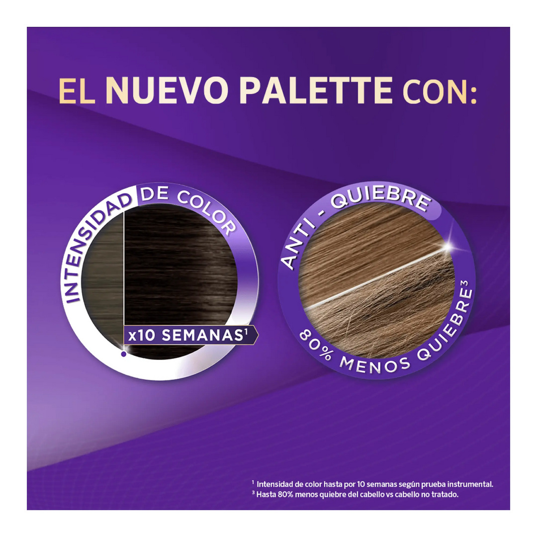 Palette Intensive Color Creme Permanente 1-0 Negro - Magic Mechas