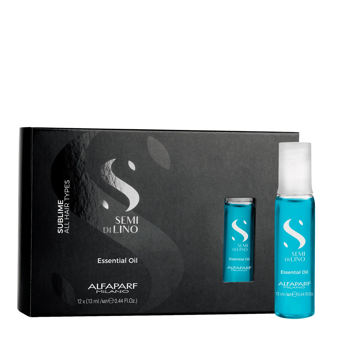 Alfaparf Semi Di Lino Sublime All Hair Types Essential Oil Ampolletas Caja x12 de 13mL - Magic Mechas