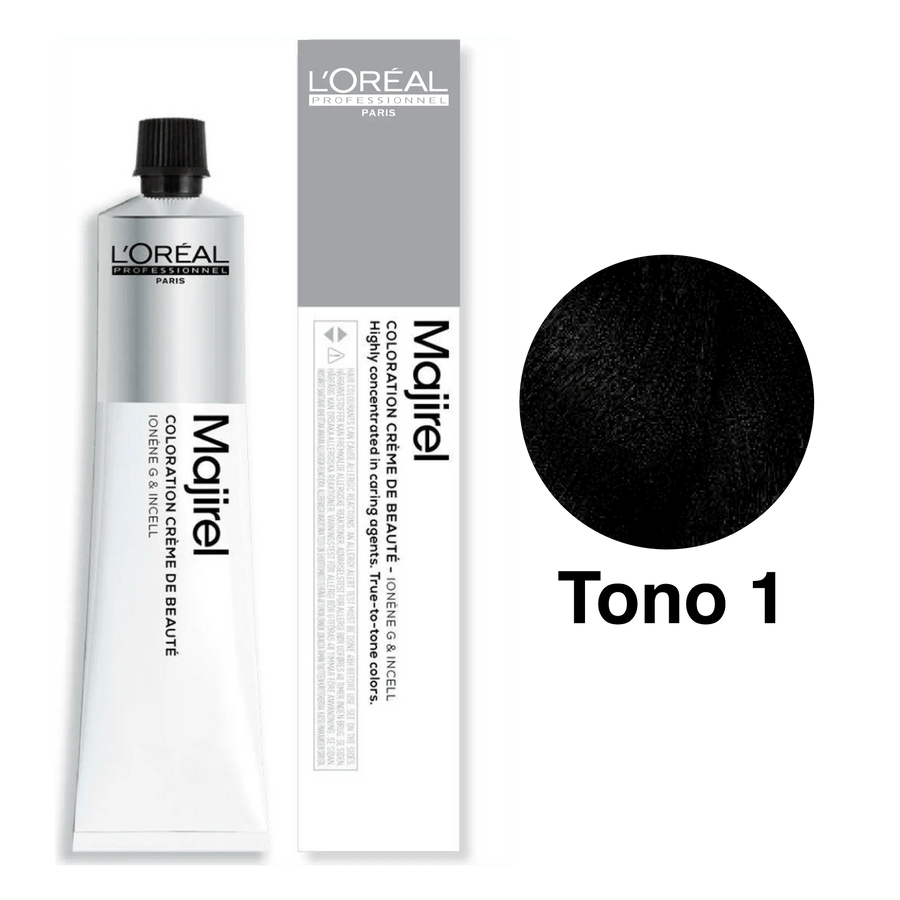 Tinte Majirel Tinte Tono 1 Negro 50mL - Magic Mechas