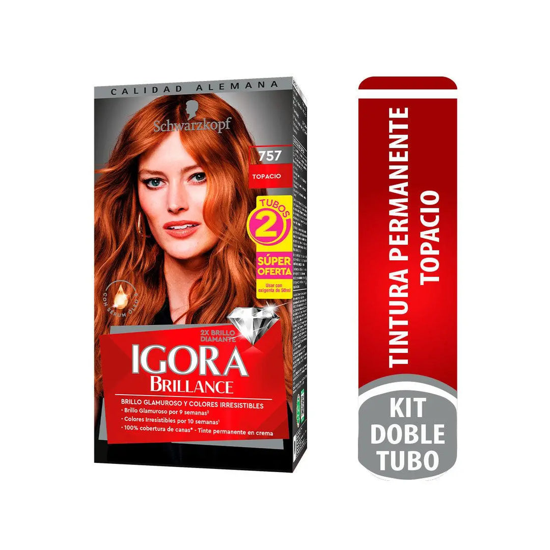 Tinte Igora Brillance 757 Topacio - Magic Mechas