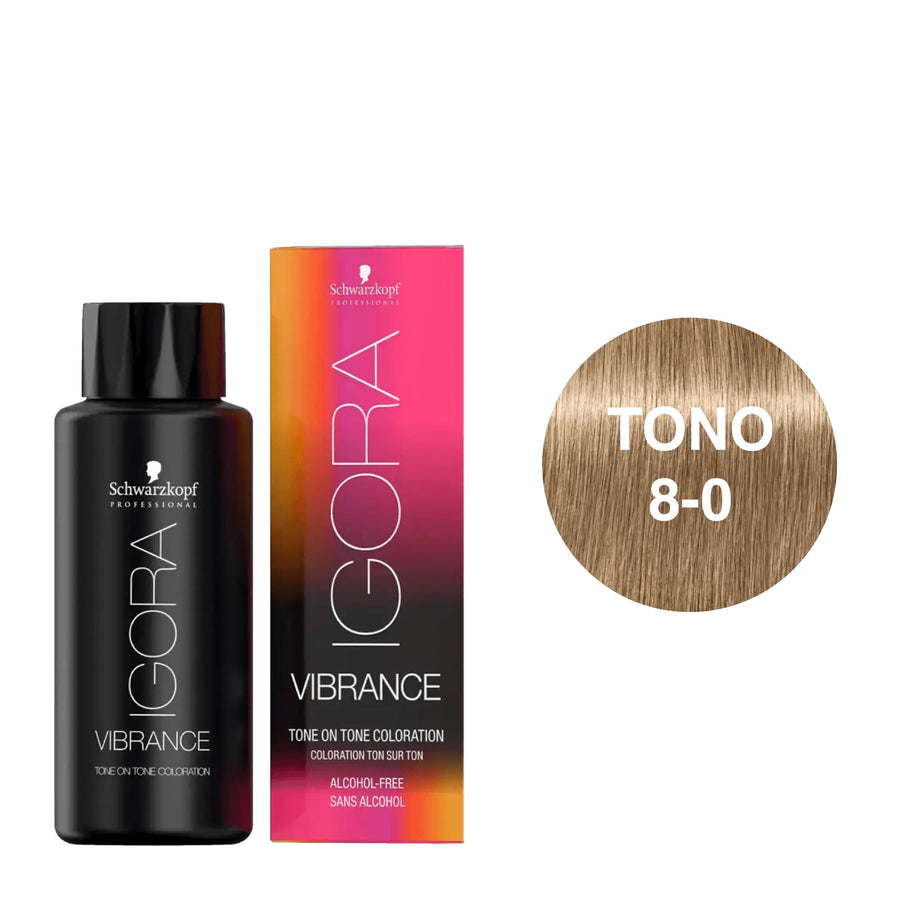 Igora Vibrance 8-0 Rubio Claro Natural 60mL - Magic Mechas