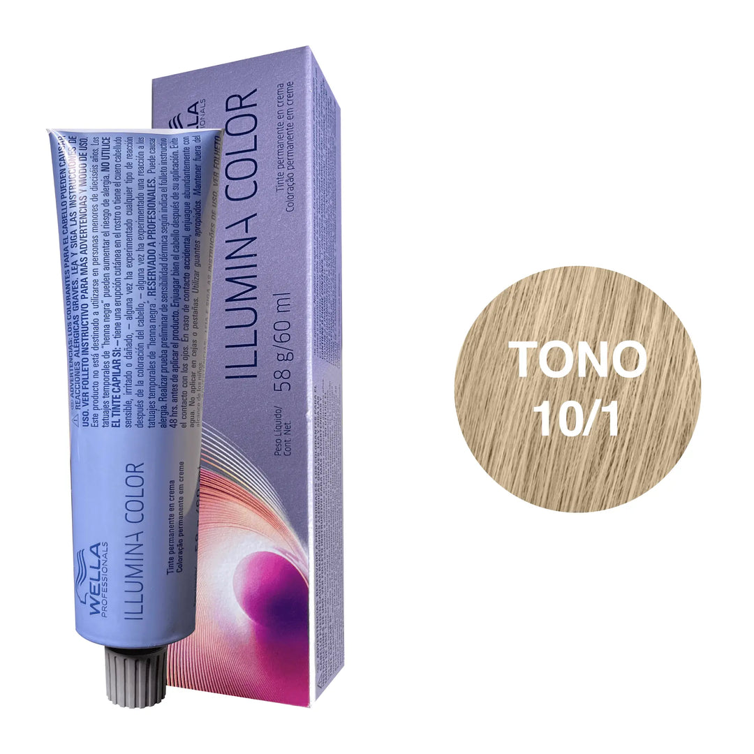Tinte Wella Illumina Color  Tono 10/1 60ml - Magic Mechas
