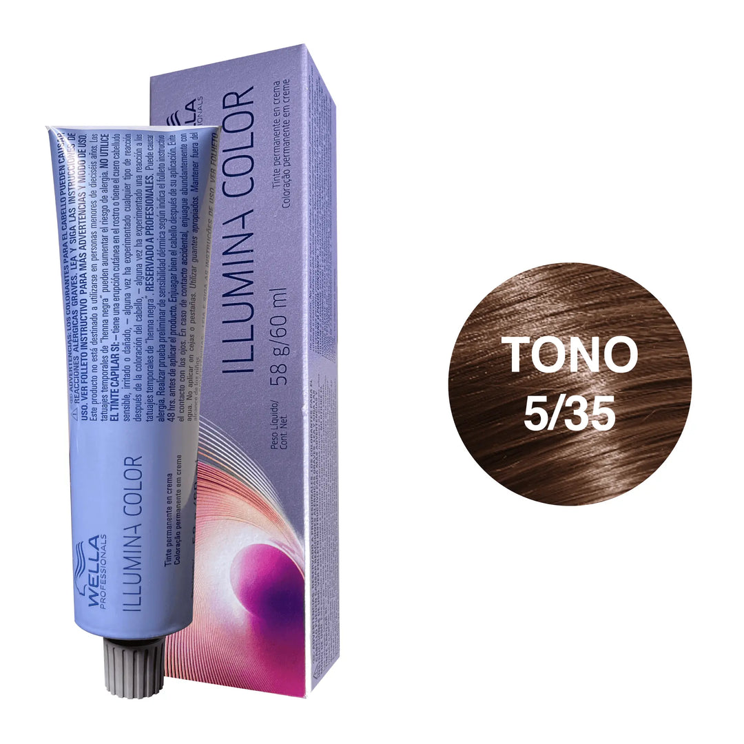 Tinte Wella Illumina Color Tono 5/35 60ml - Magic Mechas